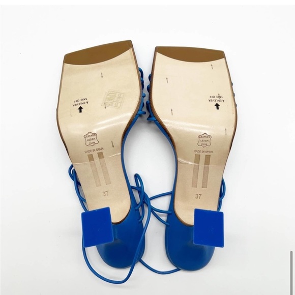 NIB Miista Sally Ocean Strappy Sandals 6.5 Blue - Picture 5 of 7